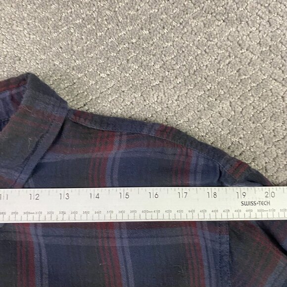 Ralph Lauren Denim & Supply Flannel Shirt Men's XXL Plaid Black Red Button Down - Picture 13 of 15